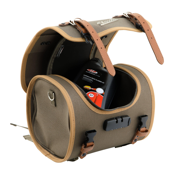 Tasche/Koffer für Gepäckträger - "Classic" - 10 Liter - olive